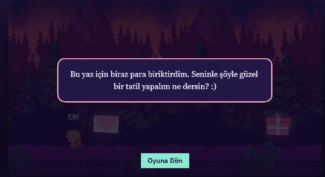 Yolculukta beliren kişisel bir mesaj